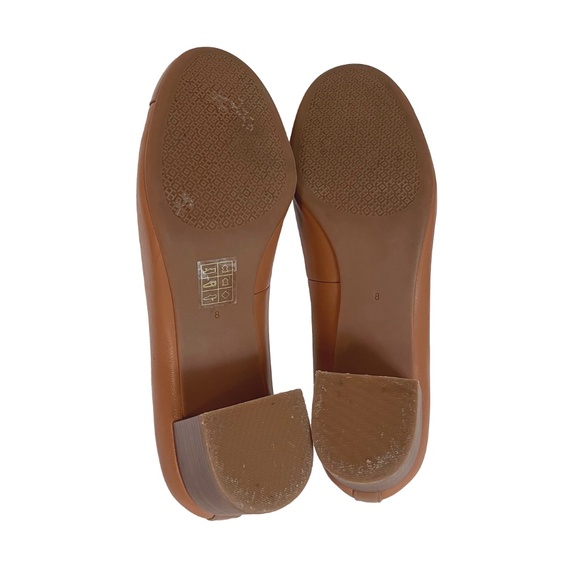 Leather Block Heel Pumps - Picture 5 of 7